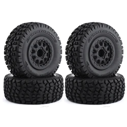 4 sztuki 108mm 1/10 krótki kurs opona do ciężarówki opony 12mm sześciokątny do Traxxas Slash Arrma Senton HuanQi 727 Vkar 10sc HPI samochód zdalnie sterowany HSP