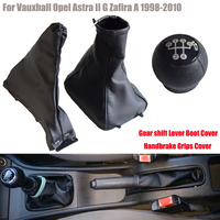 Gear Shift Knob Gaiter Boot Case Collar Parking Handbrake Cover For Vauxhall/Opel Astra II G 1998 1999 2000 2001 2002 2003-2010