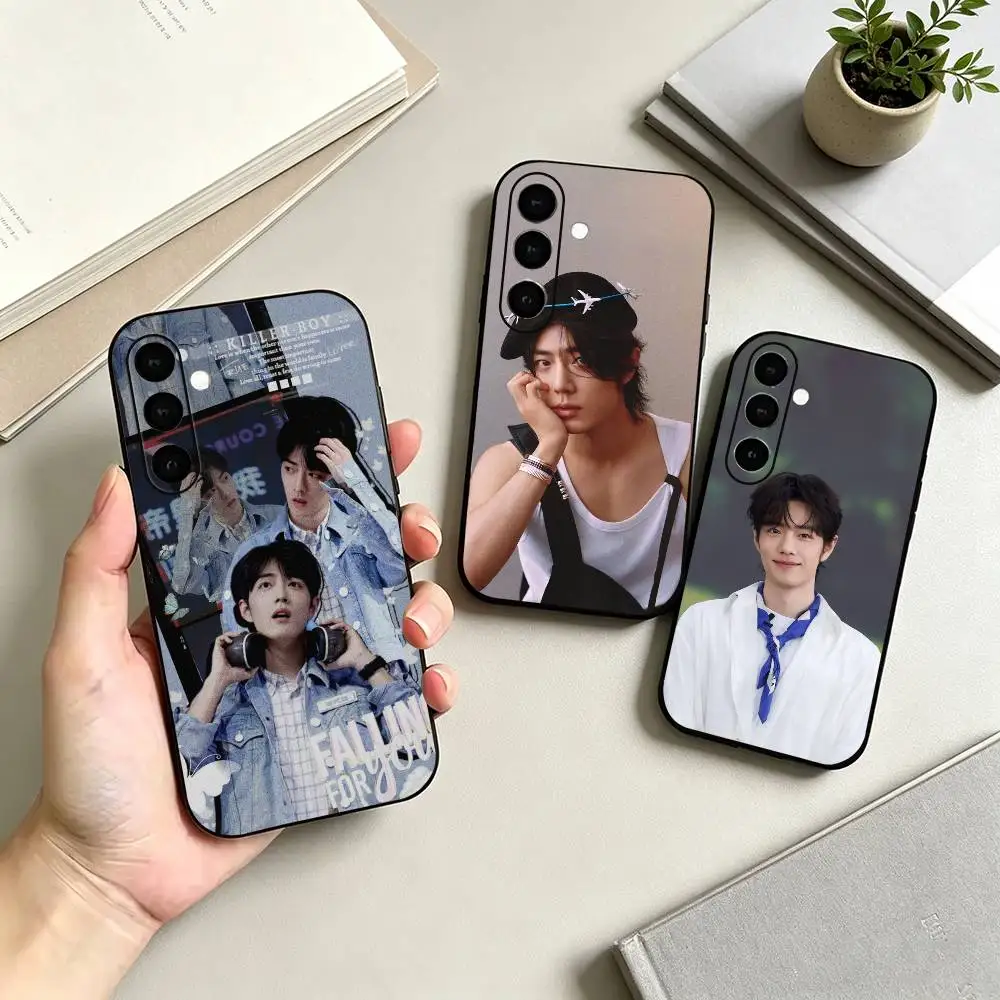 Xiao Zhan Hot Chinese Actor Handsome Phone Case Black Silicone Soft For Samsung Galaxy A73,A72,A71,A70,A53,A52,A51
