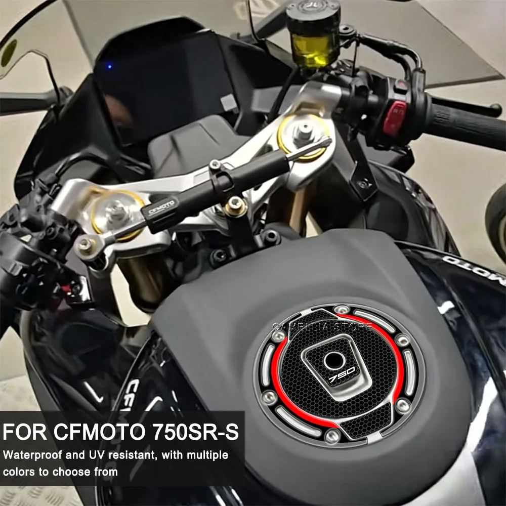 

Аксессуары для мотоциклов CFMOTO 750SR-S, 3d эпоксидная наклейка на крышку топливного бака мотоцикла, водонепроницаемая наклейка, новая наклейка для запуска