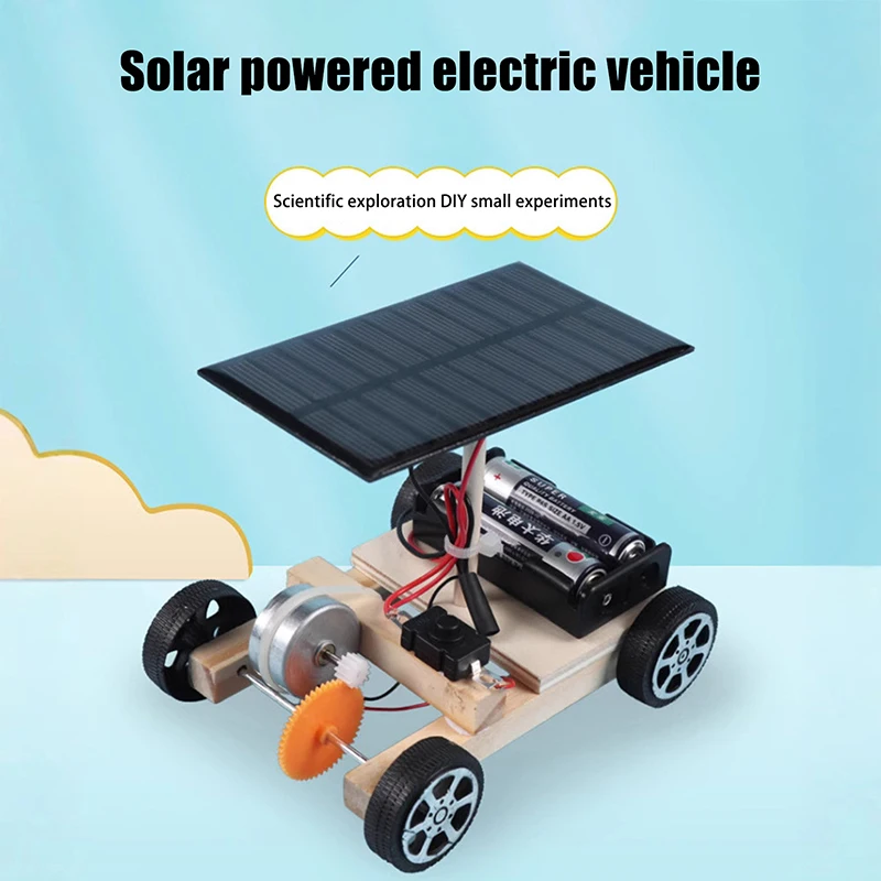 Assemble Solar Car DIY Science Project Kit Creative Invention Children Hands-on DIY Electronic Kit Science And Technology Toys