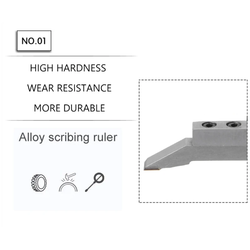 Imagem -05 - Alumínio Alloy Vernier Altura Caliper Caliper Medidor Marcação Profundidade Medição Tool 0300 mm 012