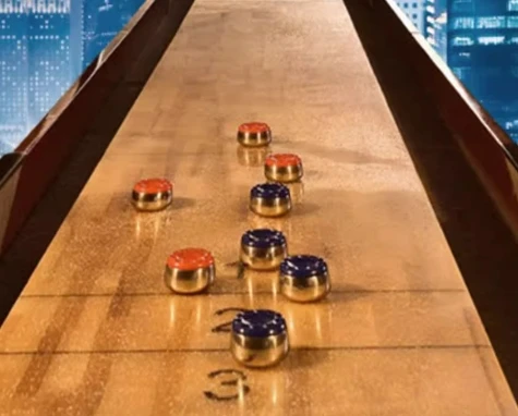 Table de Shuffleboard Standard pour Tournoi Dédié