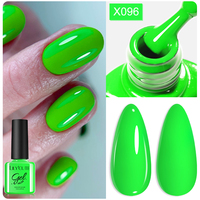 LILYCUTE 7ml Neon Green Orange Gel Nail Polish Summer Series Soak Off LED UV Gel Colorful Varnish Semi Permanent For Nail Art