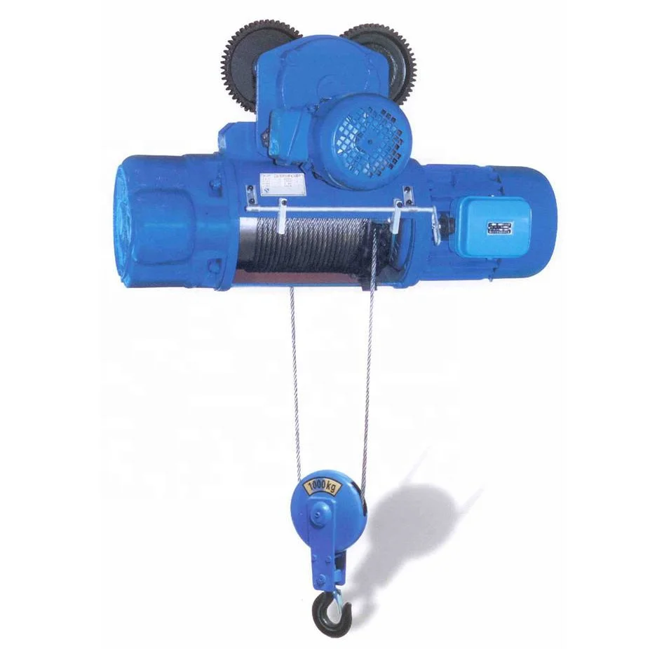 cd European Mode Cable Motor Lifting Trolley Building Wireless Remote Control 1 2  3 5 10 Ton Electric Crane Rope Hoist Winch