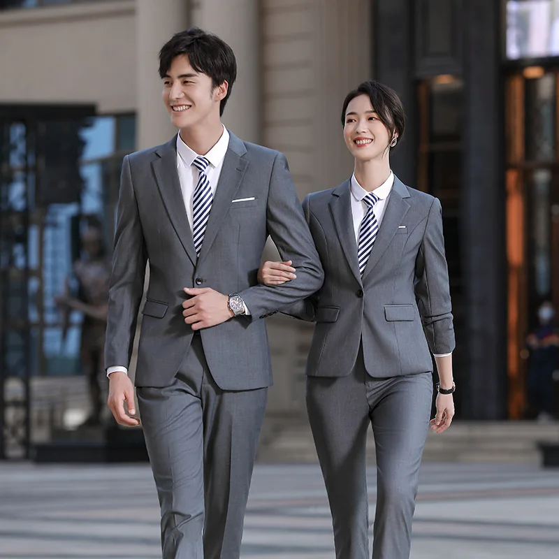 A529langärmliges Herrenanzug-Set, Bräutigam kleid der koreanischen Version, roter High-End-Anzug für profession elle Herren und Damen