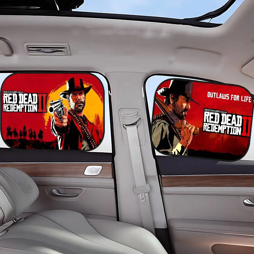 

R-Red Dead Game R-RedemptionS Автомобильный солнцезащитный козырек Летняя пленка для окон автомобиля Солнцезащитный козырек Солнцезащитный крем для бокового окна Солнцезащитный козырек Занавеска Sunbloc