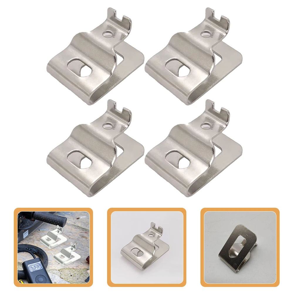 

4pcs Stainless Steel Clips Heavy Duty Key Holder Cordless Drill Clip Replacement Power Tool Hook Drill Belt Clip Tape Measure