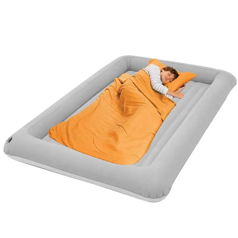 Foldable Air Cushion Pad Inflatable Sleeping Mattress Portable Kids Travel Camping Air Bed With Detachable Inner travel bed