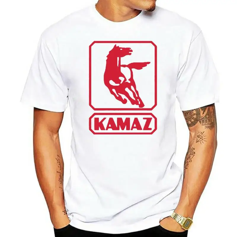 Newest Style Casual  T-shirt Letter Printed russian kamaz logo  Shirts Tops Streetwear O-Neck  great quality