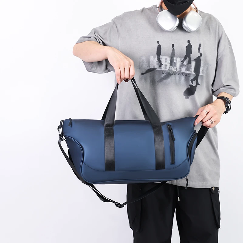 Bolsos para hombre de color sólido Oxford impermeable de gran capacidad bolso de bola de masa bolso de viaje bolso de mano bolso para ordenador portátil bolsos para hombre