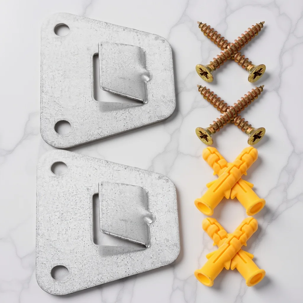 

1Set Wall Fan Mount Bracket Steel Flat Bracket Stable Fan Accessory Easy Installation Replacement Mount for Various Wall Fans