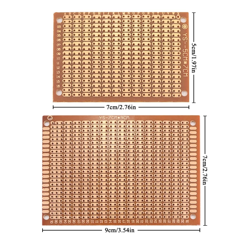 5/10PCS 5x7/7x9CM DIY Welding Training Prototype Paper PCB Experiment Matrix Bakery Universal Circuit Board Two-Connected Holes