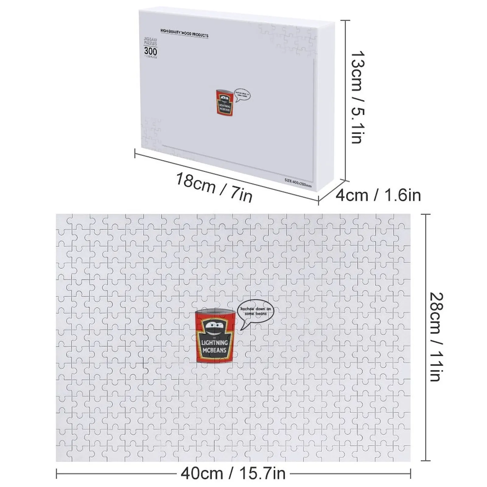 أحجية الصور المقطوعة من Lightning McBeans اسم خشبي مخصص هدية مخصصة للأطفال هدايا مخصصة للأطفال لعبة ألغاز للأطفال
