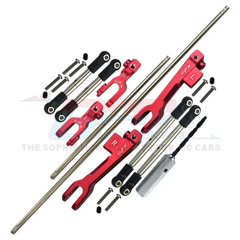 GPM Metalen Voor Achter Sway Bars Linkage Trekstang 8596 + 8597 + 8598 voor Traxxas 1/7 UDR Onbeperkt Desert Racer 85076-4 85086-4