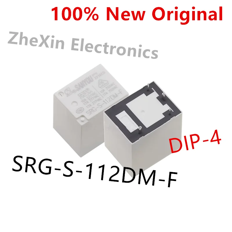 5-10PCS/Lot  SRG-S-124DM-F 、SRG-S-112DM-F 、SRG-S-105DM-F  DIP-4  New original small power relay