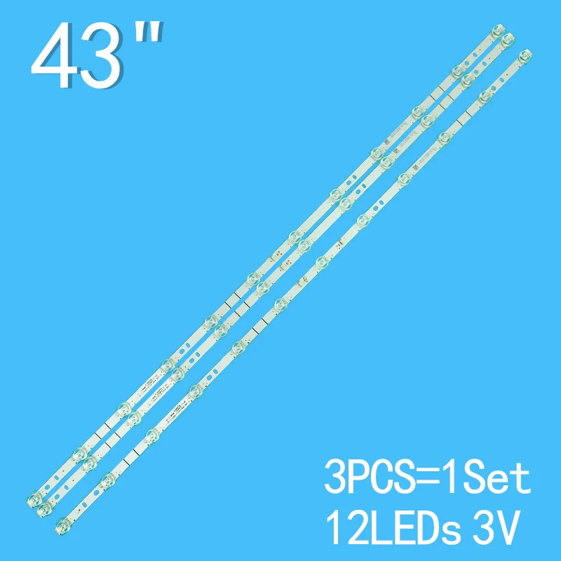 

For TCL LED LAMP STRIP TCL-43D8-3030F2.1-3X12-B-LX20190617 FROM PANEL LVU430NEBL