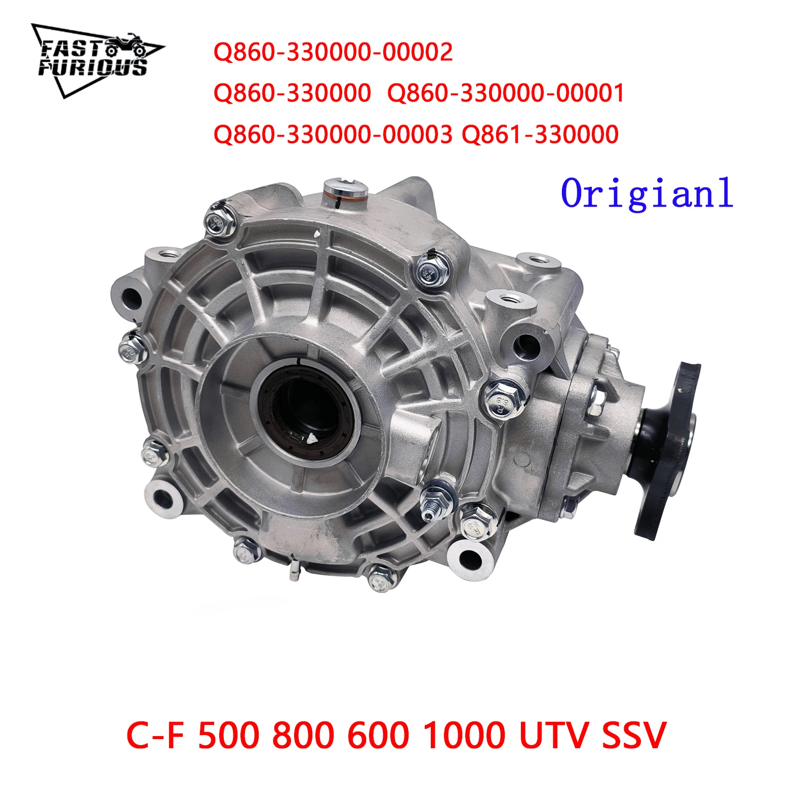 Original REAR AXLE DIFFERENTIAL Q860-330000-00002 Q860-330000-00001 Q860-330000-00003 For CF Uforce Zforce 500 600 800 1000 UTV