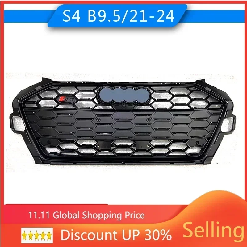 Car Front Bumper Grille Grill For 2020-2023 Audi A4 B9.5 Hot Rod Auto Salon Refit upgrade S4 auto Racing grills