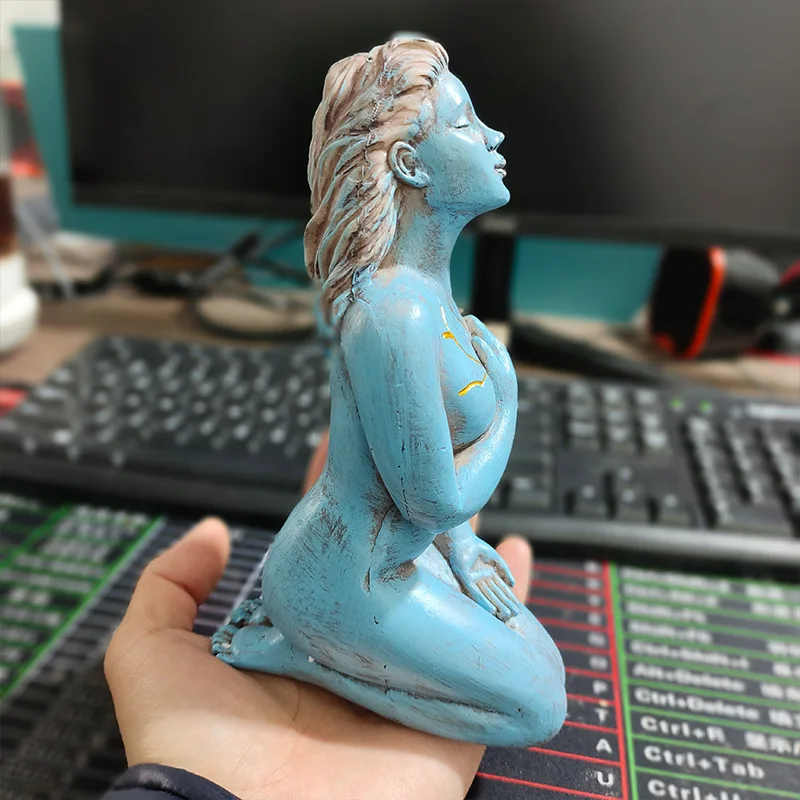 New spot self-love redemption series goddess statue resin craft healing goddess statue ornament decoration