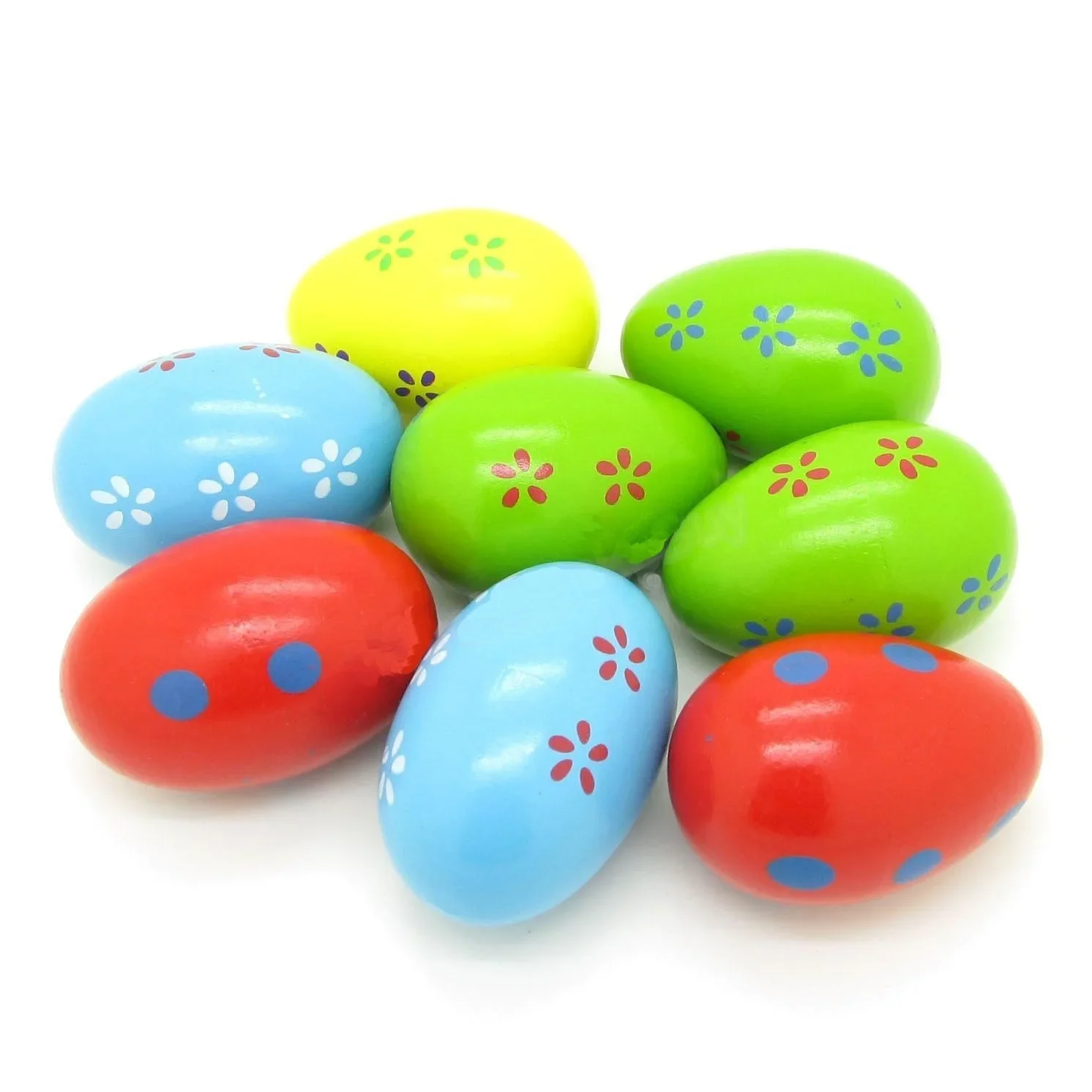 1PC Sand Eggs Shaker Percussion Wooden Musical Instruments Toys for Children Baby Kids