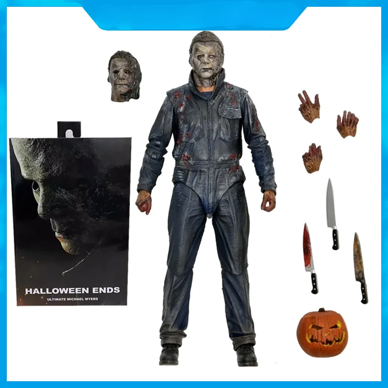 Neca 60651 Figure Halloween Ends Ultimate Michael Myers Scale Action Figure Collection Model Statue Ornaments Doll Toys Gift