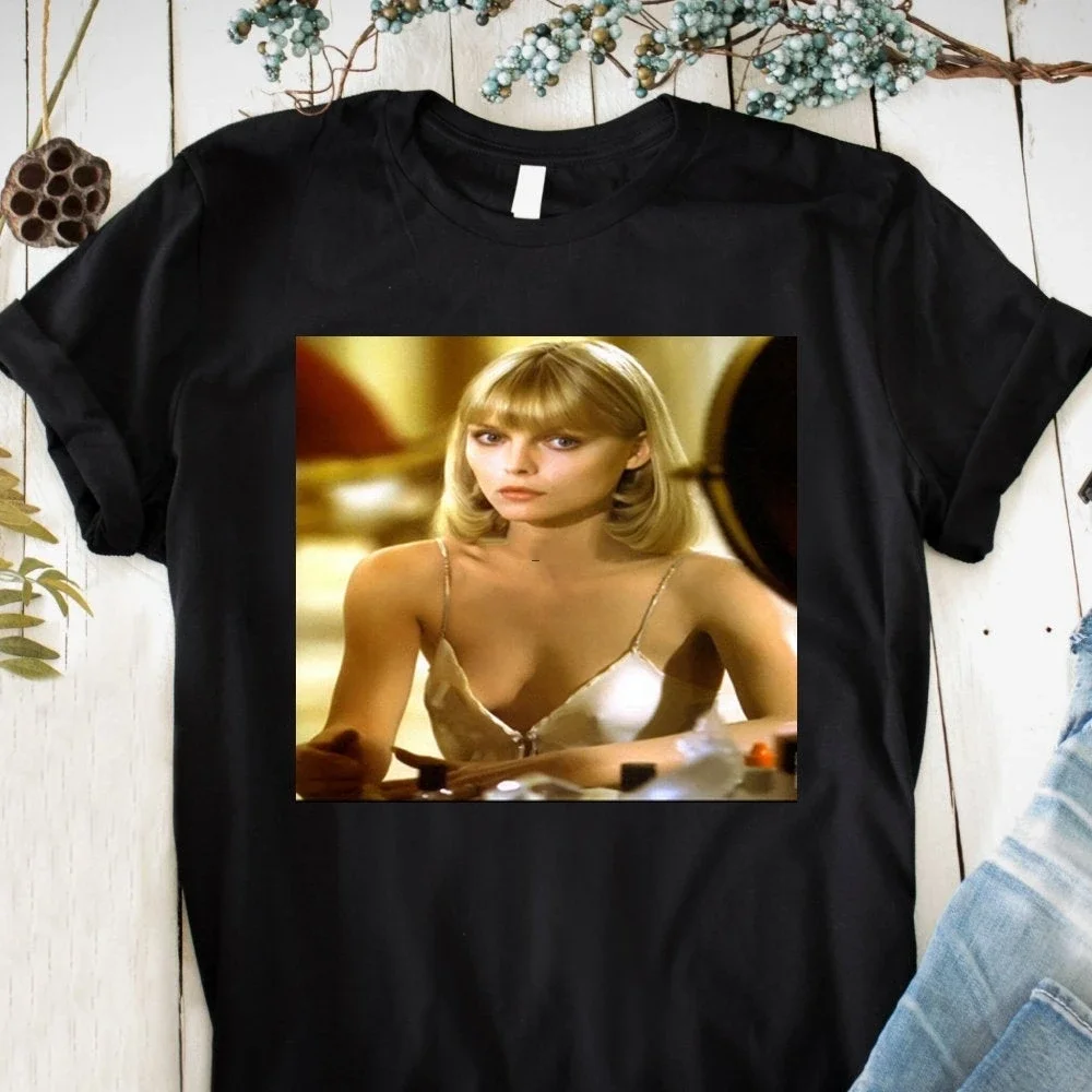 Michelle Pfeiffer T Shirt Michelle Pfeiffer Scarface Tee Shirt