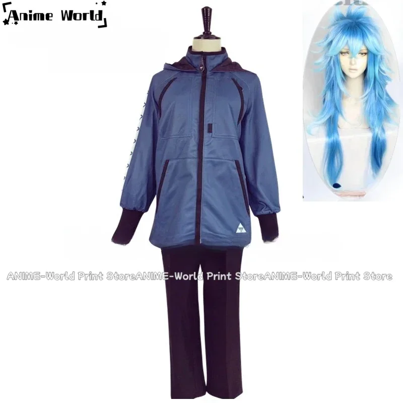 

《Custom Size》Game Hercules Idia Shroud Cosplay Costume Adult Women Men Outfits Jacket Blue Hoodies Pants Sportwear Stock