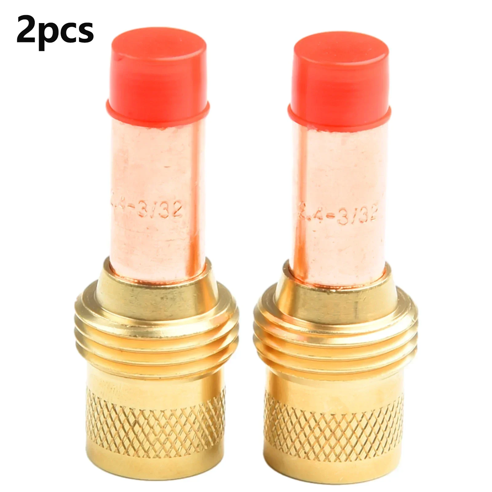 

2pcs 45V26 Gas Lens Collet Body 3/32" 2.4mm For TIG Welding Torch WP-17 18 26 Welding Torch Welding Equipment Parts