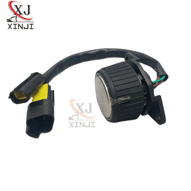 21Q4-20812 13A31-032 Throttle Knob Fuel for Dial - Excavator Knob for Hyundai R220-9SH R200-9 R210-9 Excavator Parts