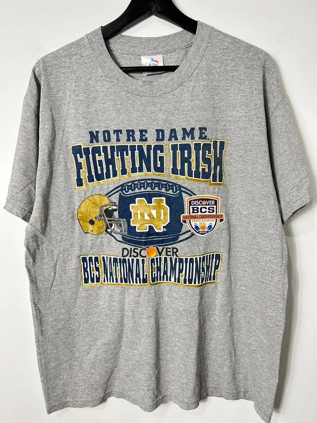 VTG Notre Dame Irish T Shirt size L