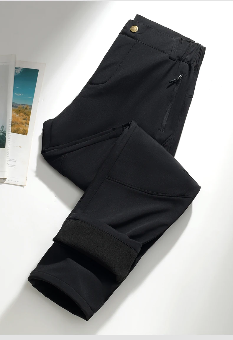 LNGXO Damen-Skihose, wasserdicht, winddicht, Snowboardhose, warme Fleecehose für den Winter, Outdoor-Sportbekleidung für Snowboarden. – Detail 26