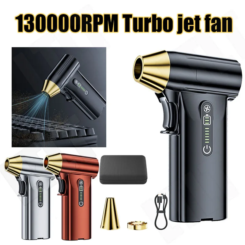 

Powerful Air Blower High Speed Duct Fan Mini Turbo Jet Fan 130000 RPM Wind Speed Turbo Fan Brushless Motor Violent Blower