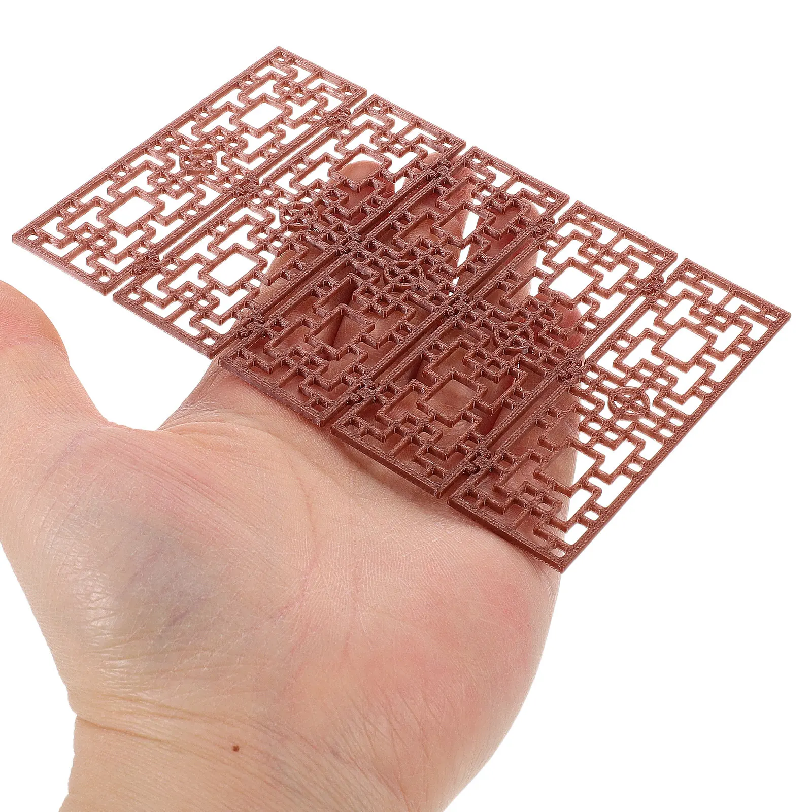 Room Divider Screen - Partisi Lipat Miniatur Gaya Cina Skala