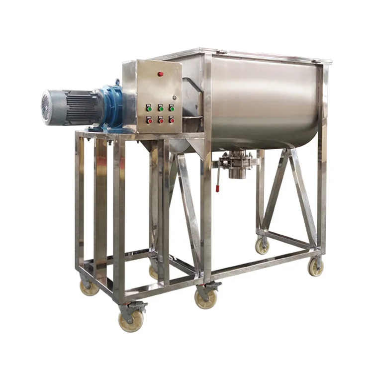 

Custom Voltage Stainless Steel Horizontal Ribbon Mixer Professional Dry Chemical Powder Mixing Equipment