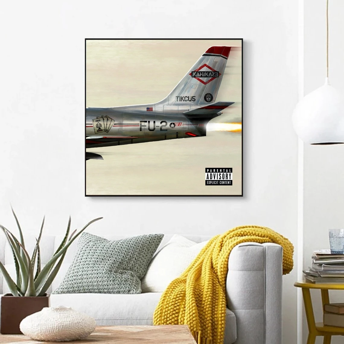 Eminem Kamikaze Music Album Poster Canvas Art Print Home Decor Wall Painting ( No Frame )