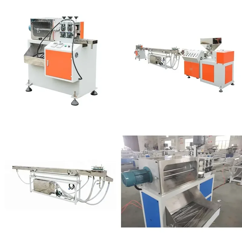 for Plastic Ball Pen Tube Production Line Imitated Rattan Extrusion Line Multi Functional Sugar Stick Tube Extruder Machine