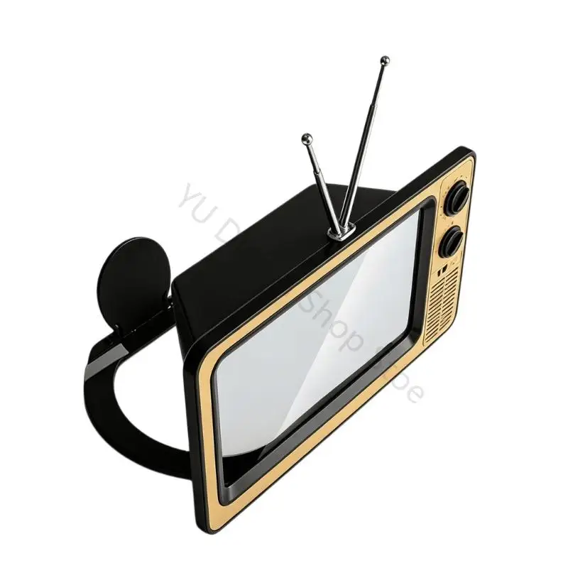 96BA 12-Zoll-Retro-TV-Telefon-Bildschirmlupenständer mit nicht blauem Licht, faltbare Designs für Heimkino und Videoansehen – Detail 7