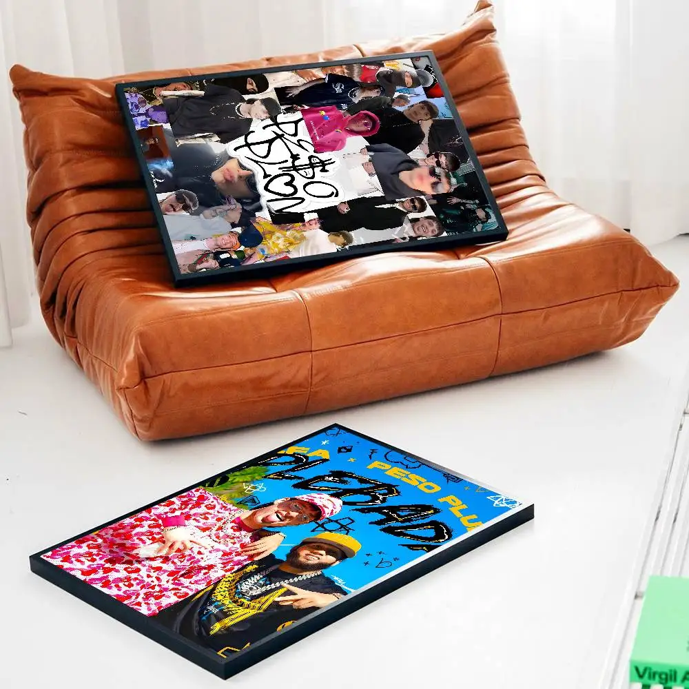 Mexico P-Peso P-Pluma Rapper Poster Print Canvas Pictures Home For Living Room And Bedroom Wall Modern Decor Frameless Painting
