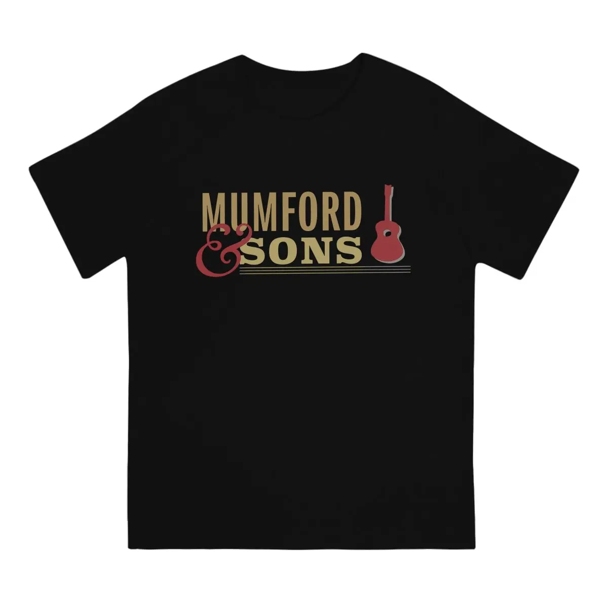 Mumford And Sons Newest TShirt for Men Music Band Round Collar Pure Cotton T Shirt Personalize Birthday Gifts Streetwear