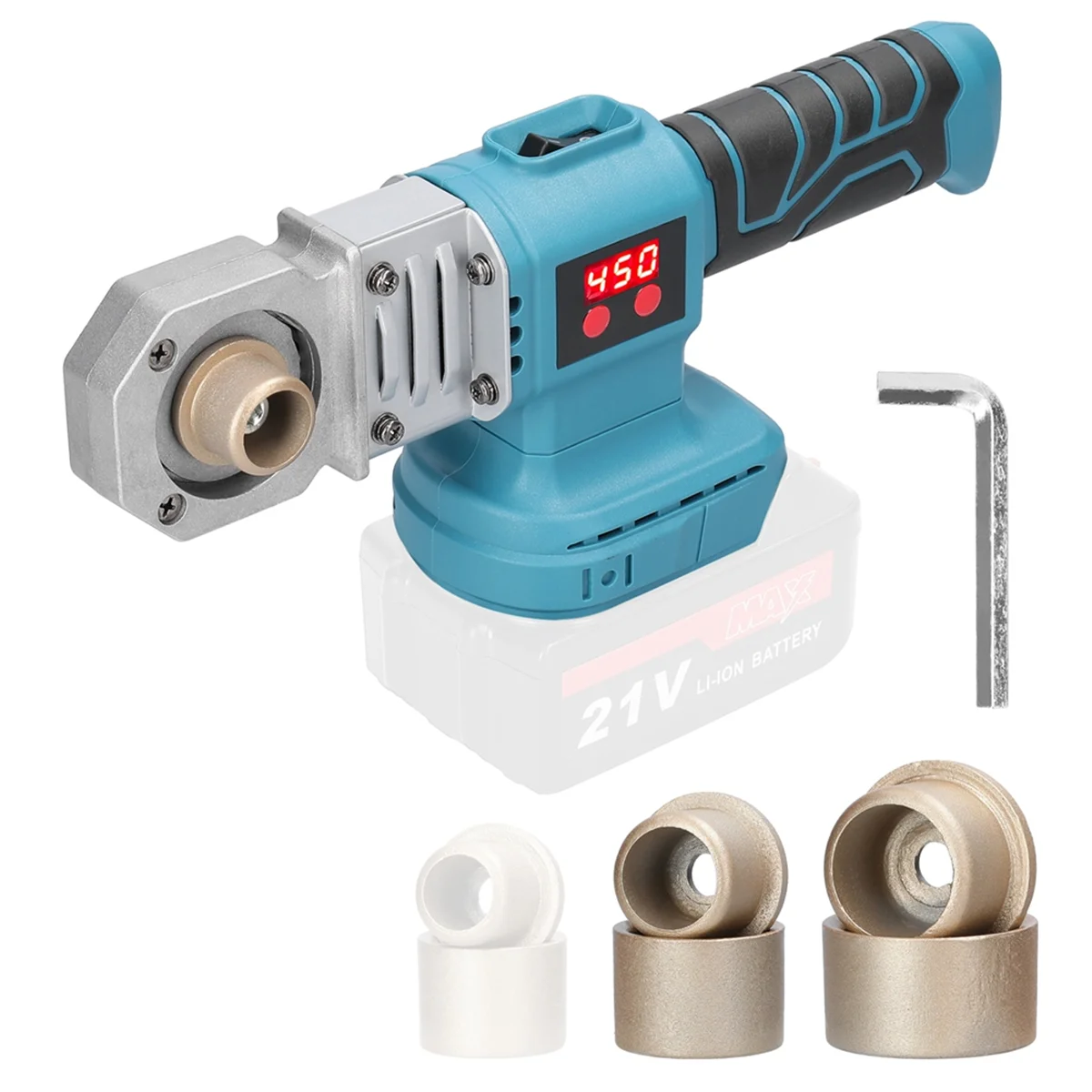 

Plastic PPR Pipe Welding Machine Cordless Water Pipes Melting Device with Replacement Heads Fuse Machine