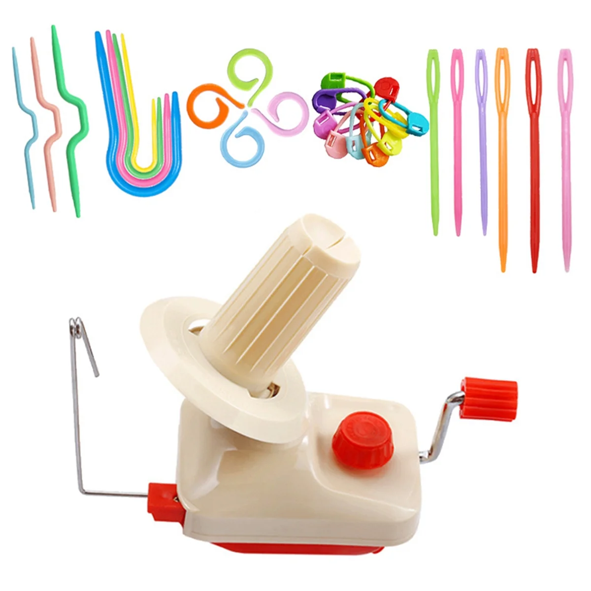 Winding Machine Knitting Machine Handheld Yarn Winder Fiber String Line Ball Winding Manual Wool Winder