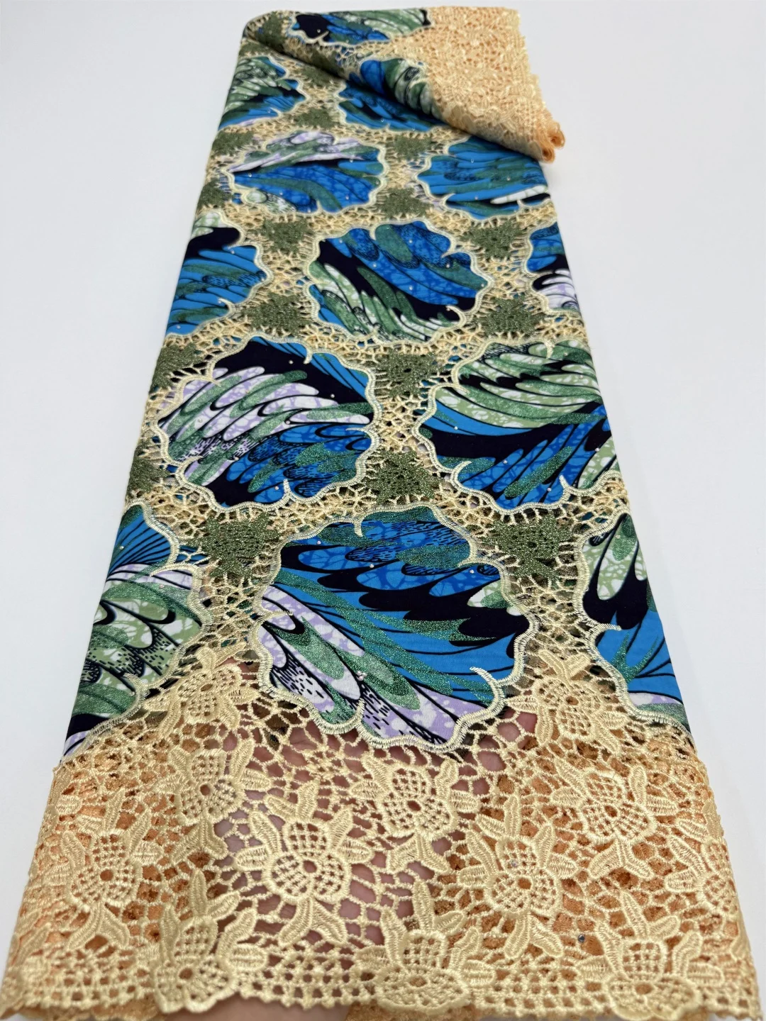 Tissu de dentelle africaine de - African Ankara Print avis et prix