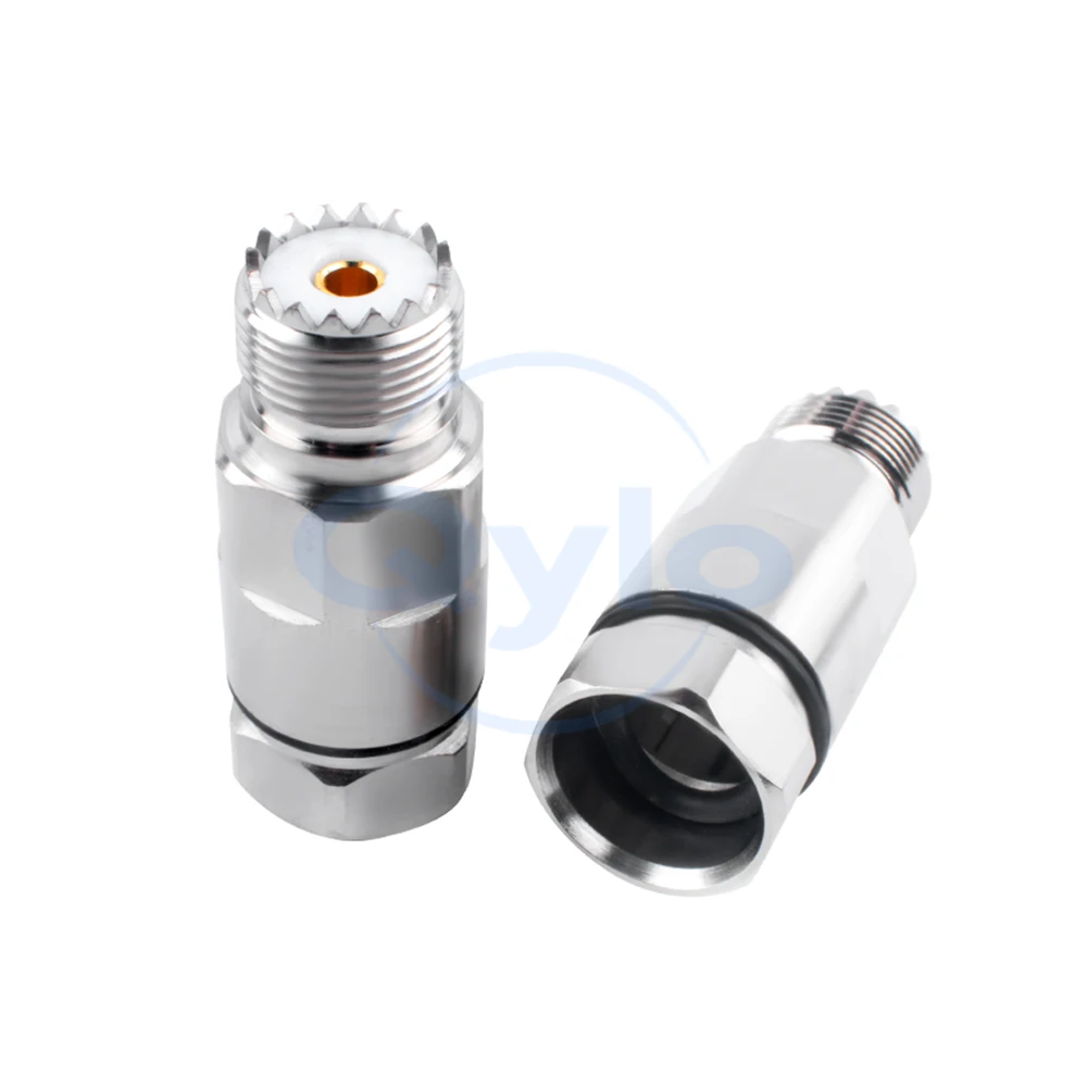 UHF/M-type female connector for walkie-talkie 50-12 feedline ultra-flexible UHF-K jumper cable SL16 radio antenna (1 pcs)
