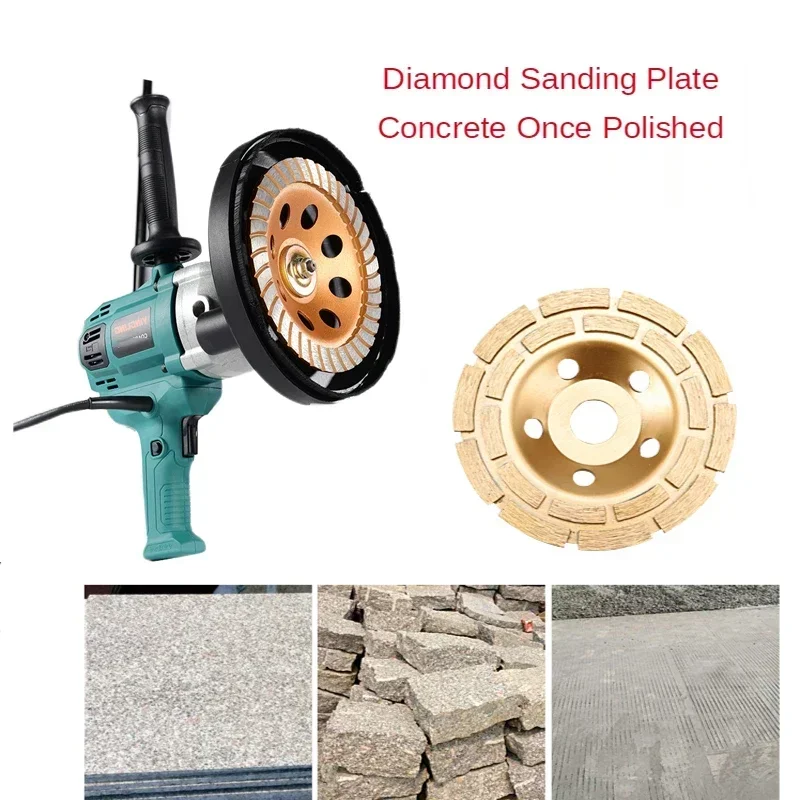 Multi-functional Concrete Grinder Dust-free Wall Flooring Splicing Joints Cement Block Grinder Rough Polishing Machine