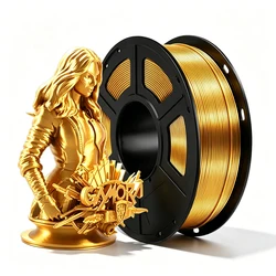 250g,500g,1kg PLA Silk Gold 1.75mm PLA Luxury Silky Luster 3D Printer Filament Shiny Silk Feeling Like For 3d Printing Materials