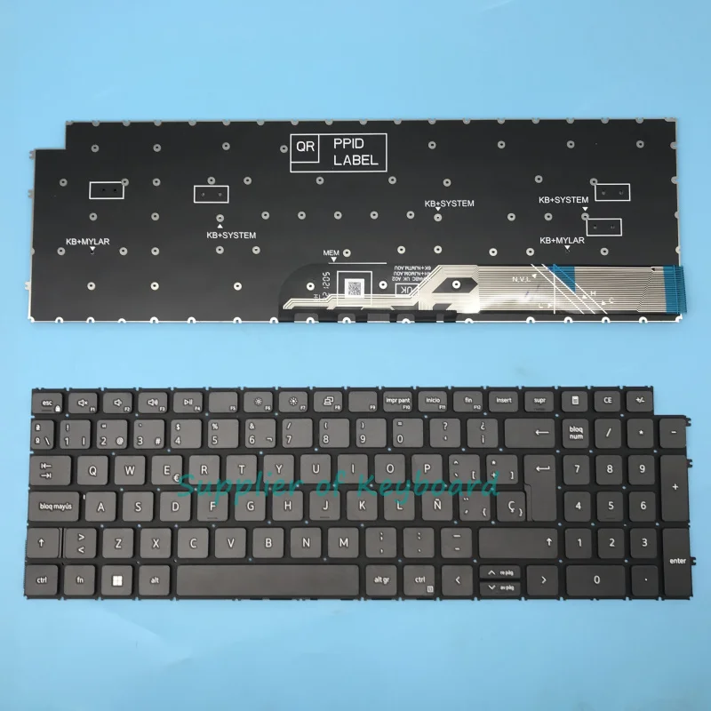 Latin Spanish/US/French/Portuguese Keyboard For DELL Vostro 3510 3515 3520 3525 3530 3535 5510 5515 5620 5625 5630 5635 P125F