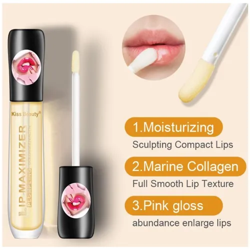 Imagen 2 del producto Lip Plumper-Herramienta de dispositivo de aceite de brillo, volumizador extremo, relleno más completo y regordete, potenciador de labios de pulpa más grande, maximizador, jutatekка