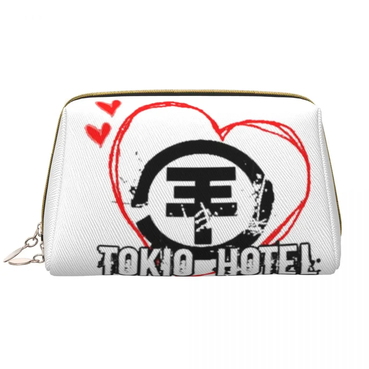 Tokio Hotels Heavy Metal Pop Rock Cosmetic Bag Women Kawaii Big Capacity Makeup Case Beauty Storage Toiletry Bags