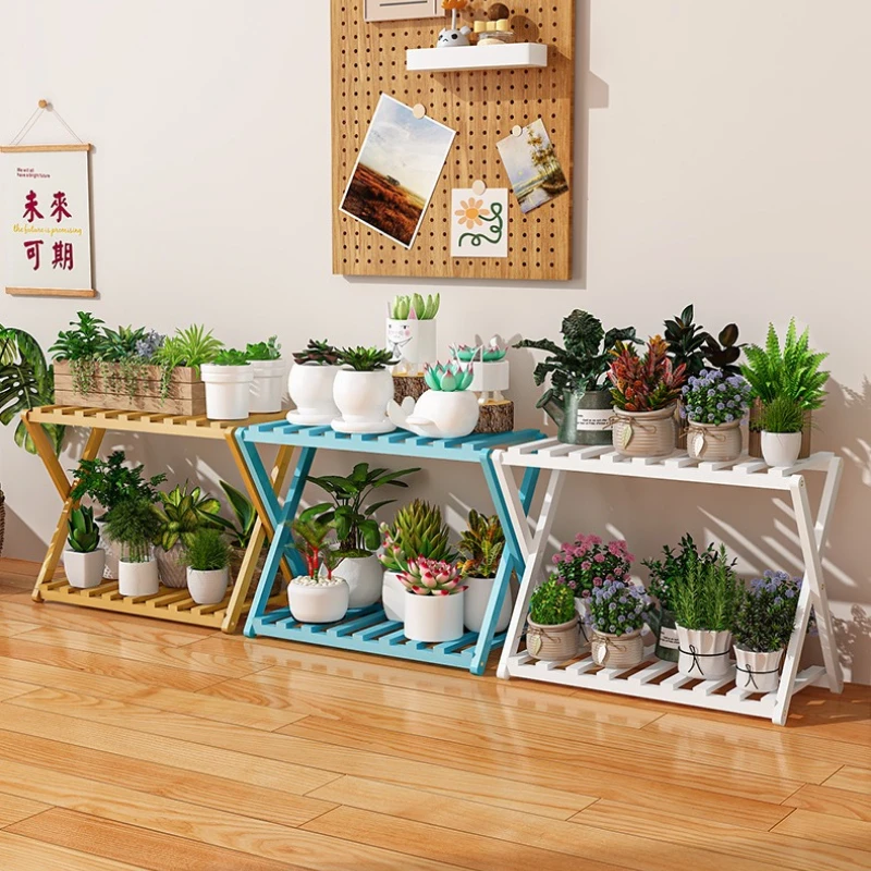 

Flower Shelf Living Room Floor-to-ceiling Rack Balcony Decoration Arrangement Internet Celebrity Succulent Flower Pot Plant
